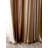 Faux Silk Taffeta Stripe Room Darkening Cotton Lining Curtain Panel with Back Tabs-1562727319