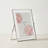 Modern 5 x 7 Floating Glass Tabletop Picture Frame in Silver-67574807