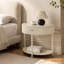 Console moderne en demi-cercle cannelé 31,5 po Modern-124237637