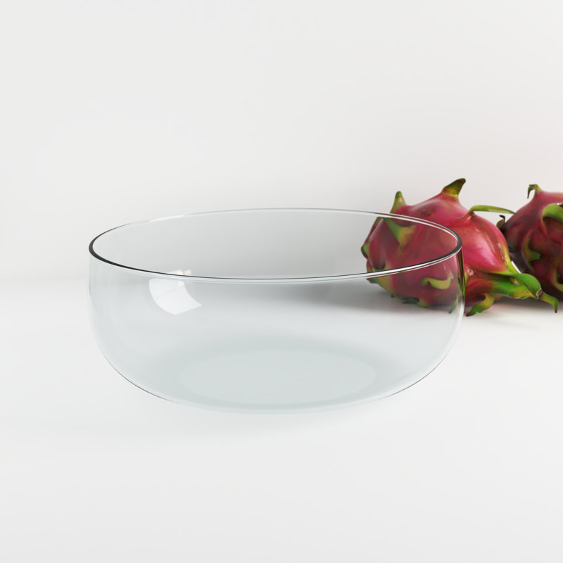 George Oliver Romelle Glass Salad Bowl