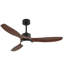 Hot Sales 52 Inch Modern Black Ceiling Fan With Light 3 ABS  Blades Remote Control Reversible DC Motor With Dimmable LED-525745424-525745430