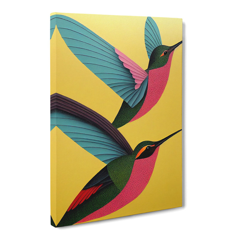 Kalb Hummingbird Vol.1 - Wrapped Canvas, 50cm H x 35cm W x 3cm D