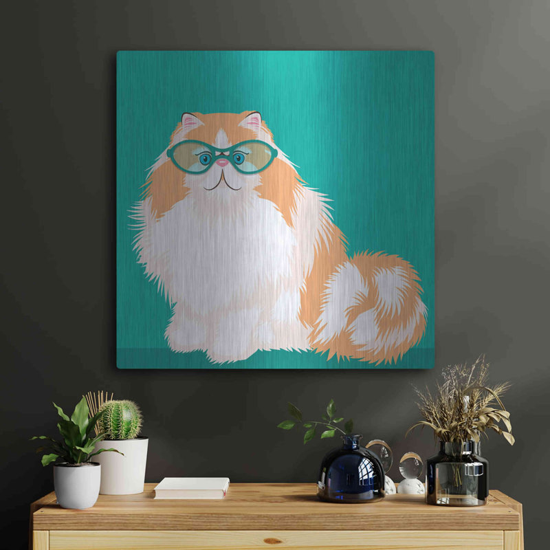 «Blue Persian» par Debbie Gray, H 24 po x l 24 po