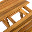 Siège de conversation extérieur en bois avec coussins-124920051