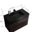 Superbe lavabo intégré noir mat - Rehaussez votre salle de bain avec ce quartz élégant qui transforme votre intérieur.