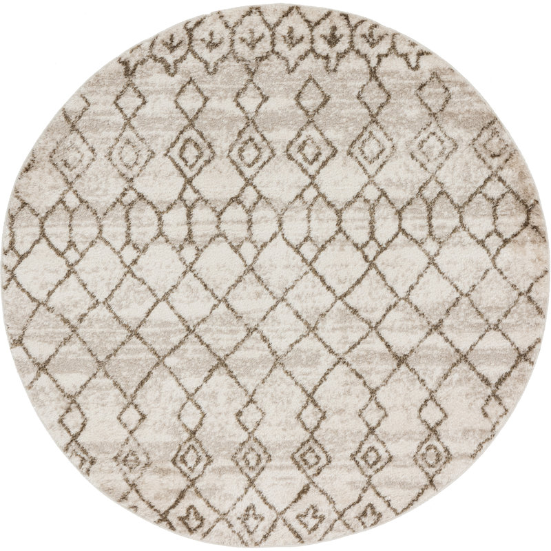 Skye Geometric Indoor Rug, Round 8'4"