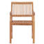Hearne Outdoor Teak Dining Armchair