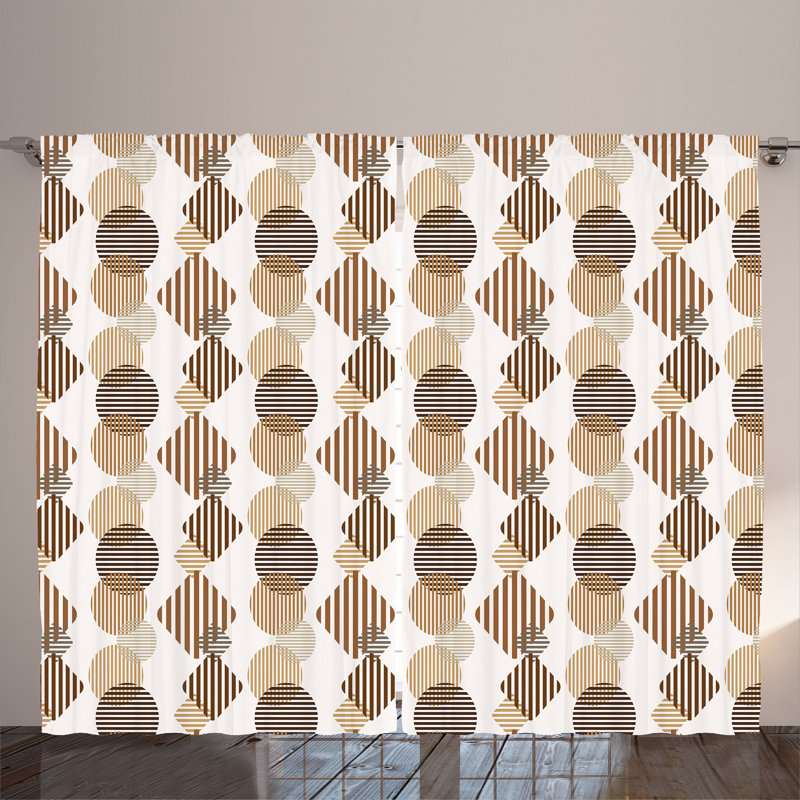 Semi Sheer Curtain Pair