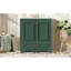 Meuble-lavabo de luxe 30 po avec lavabo en céramique, meuble-lavabo avec 2 grandes portes à fermeture douce, meuble de rangement en bois-161762908