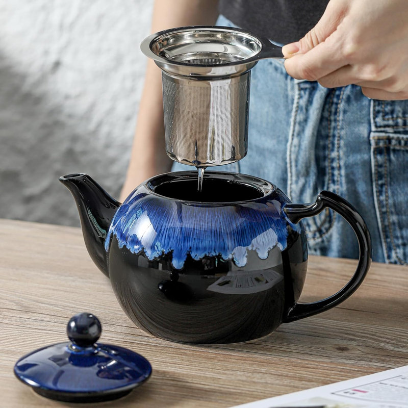 Théière en céramique 34 oz Nebula