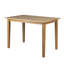4 - Person Rubberwood Solid Wood Dining Set