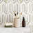 Arrows-Calacatta Gold With Gold Metal Accents 12-In X 9-In Polished Waterjet Mosaic Wall Tile(0.75-Sq. Ft/ Piece)