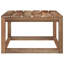 Kaiser 152.4cm Wide Pine Patio Sofa-2038895357
