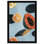 «Papaya Blues, Tropical Fruit Cocktail Modern Blue», impression encadrée pour la cuisine