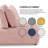 Aukeem 37'' Wide Extendable Armless Chair-877825213