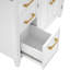 Meuble-lavabo 36 po avec lavabo, lavabo en céramique, tiroir coulissant, 3 tiroirs latéraux, tablette réglable-115898884