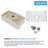 33'' L x 19"W Undermount Ceramic Farmhouse Apron Single Bowl Porcelain Kitchen Sink with Bottom Grid