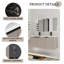 Ensemble de meuble-lavabo double 48 po avec plateau en résine-4699425