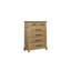 Commode 6 tiroirs - Finition caramel