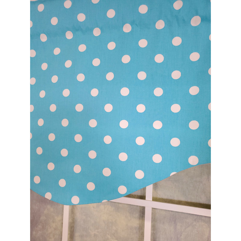 Alura Cotton Blend Polka Dots Window Valance