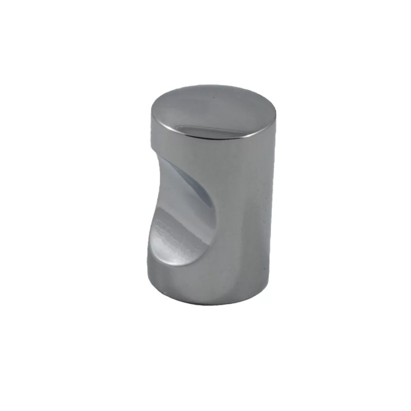 Poignée cylindrique 11/16 po de diamètre, Chrome poli
