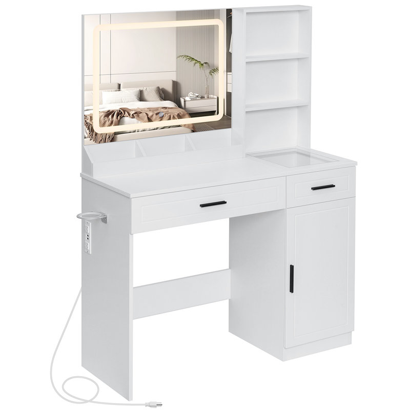 Meuble-lavabo avec miroir DEL et bande d'alimentation Premlata