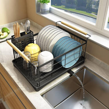 Dish Drying Rack, RBAYSALE Expandable Dish Rack with Drain Board