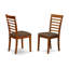 Ensemble de meubles de salle à manger 7 pièces comprenant une table de cuisine rectangulaire avec rallonge papillon et 6 chaises rembourrées en tissu de lin, 40 x 78 pouces, brun selle-48646207-131645424