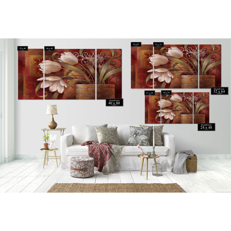 " Touch Of Autumn " Painting Print, 24" H x 48" W x 1.5" D