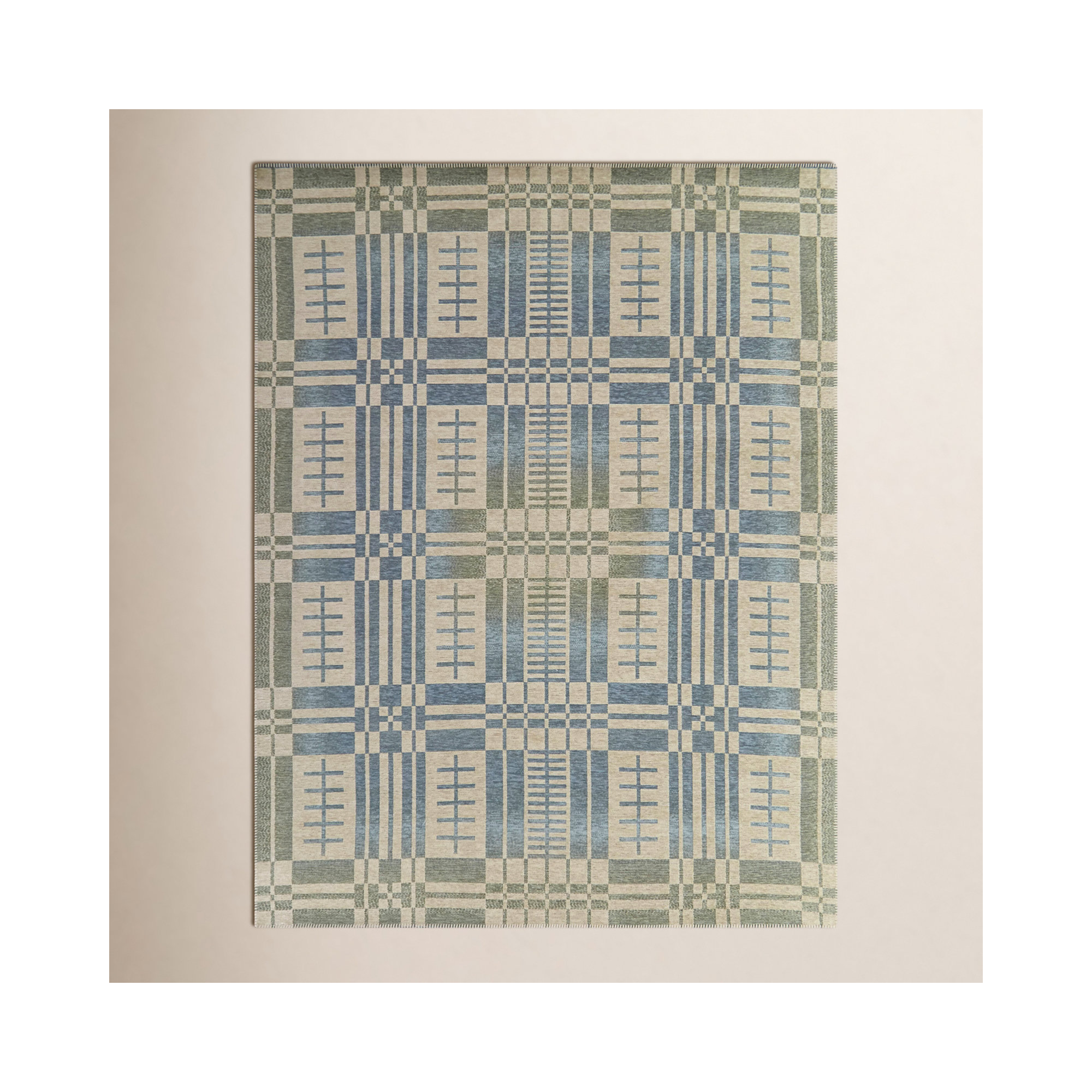 Claudina Recycled P.E.T Recycled Fibers Rug, Rectangle 5'3" x 7'