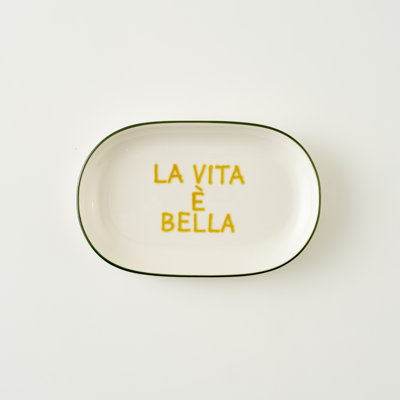 Line Oval Porcelain Serving Platter