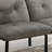 Adjustable Futon Sofa Bed With Velvet Fabric And Convertible Design-91295956