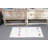 Small White Vintage Turkish Hemp Rug with Intricate Patterns Ideal for Entryways