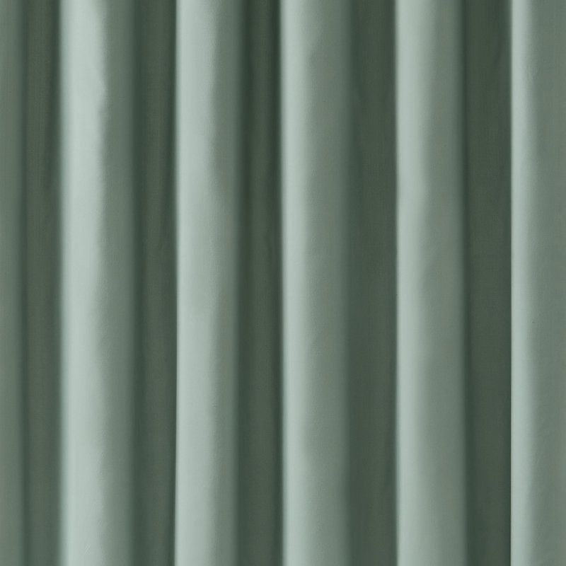 Semi Sheer Curtain Pair, Green, 50" W x 96" L