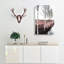 Row Of Birch Trees - Wrapped Canvas-56638034