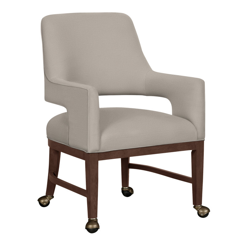 Chaise avec accoudoirs Josie Grande, Noyer, 9800 Carrière