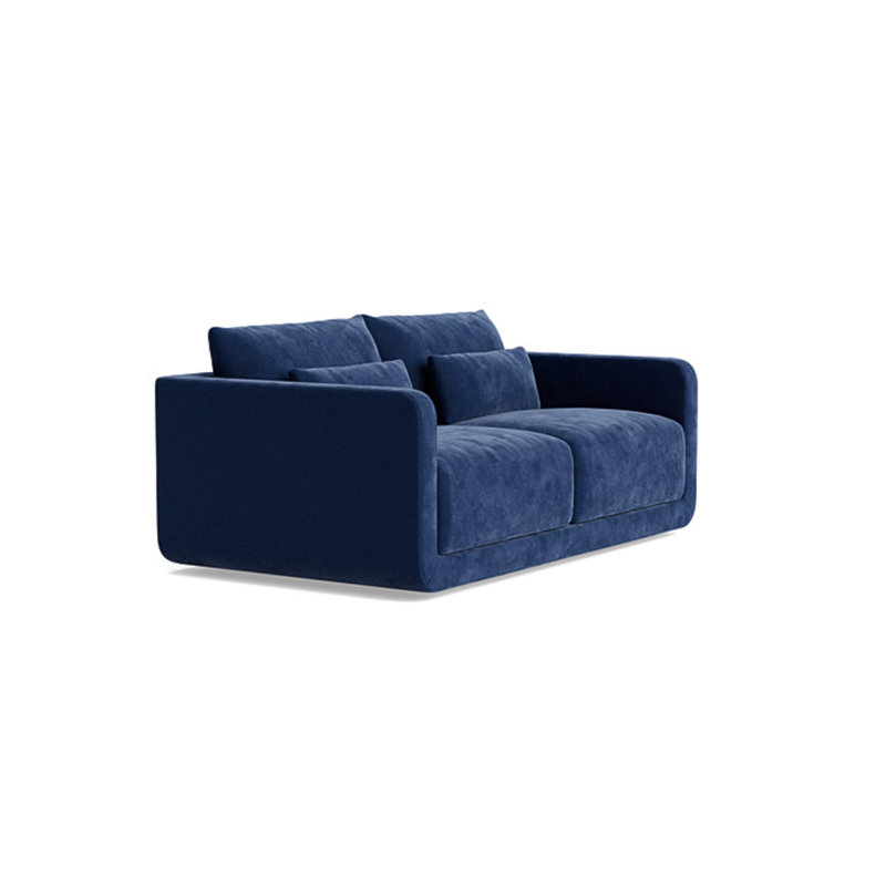 Eva Loveseat (70"), Performance Velvet - Uniform