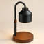 Lampe chauffante à bougie électrique avec minuterie et hauteur réglable