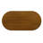 Modern 5-Piece Oval Brown Dining Set With Upholstered Chairs With Backrest And Armrests, Fit For 4 People-513696265