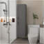 Armoire à linge Hopewell, salle de bain, gris mat
