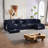 132" Oversized Cloud Sectional Sofa - 6-Piece U-Shaped Couch Set With 2 Ottomans, Ultra-Plush Chenille Fabric, Deep Seating & Modular Design For Spacious Living Rooms-417849860