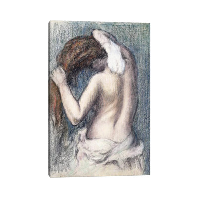 Woman Drying Herself, c.1906 by Edgar Degas - 1 Piece Wrapped Canvas Painting