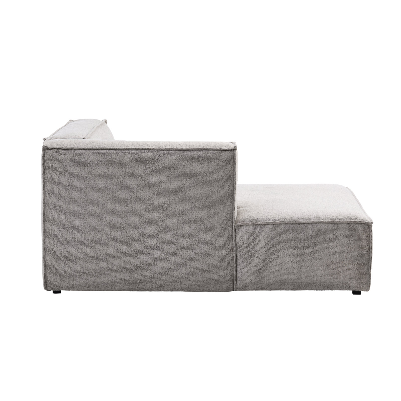 Shonnard Upholstered Chaise Lounge, Left Hand Facing, Taupe Performance Boucle