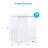7.0 CuFt Compact Chest Freezer Low Noise Energy Saving Manual Defrost，Deep Freezer with Hinged Door，Black/White-124034330