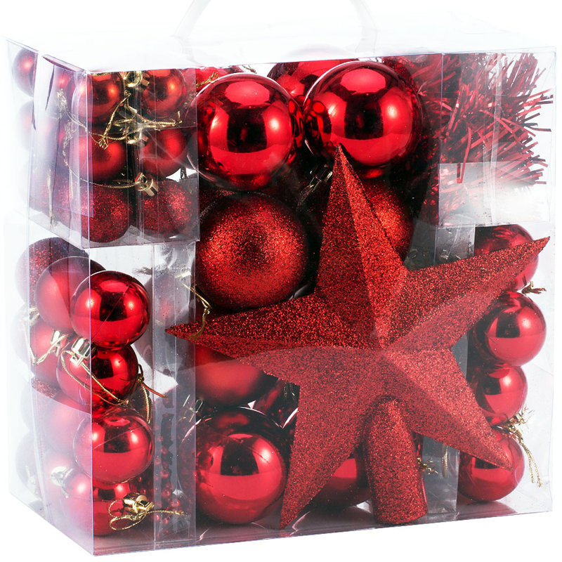 20cm Astrology & Stars Bauble, Red