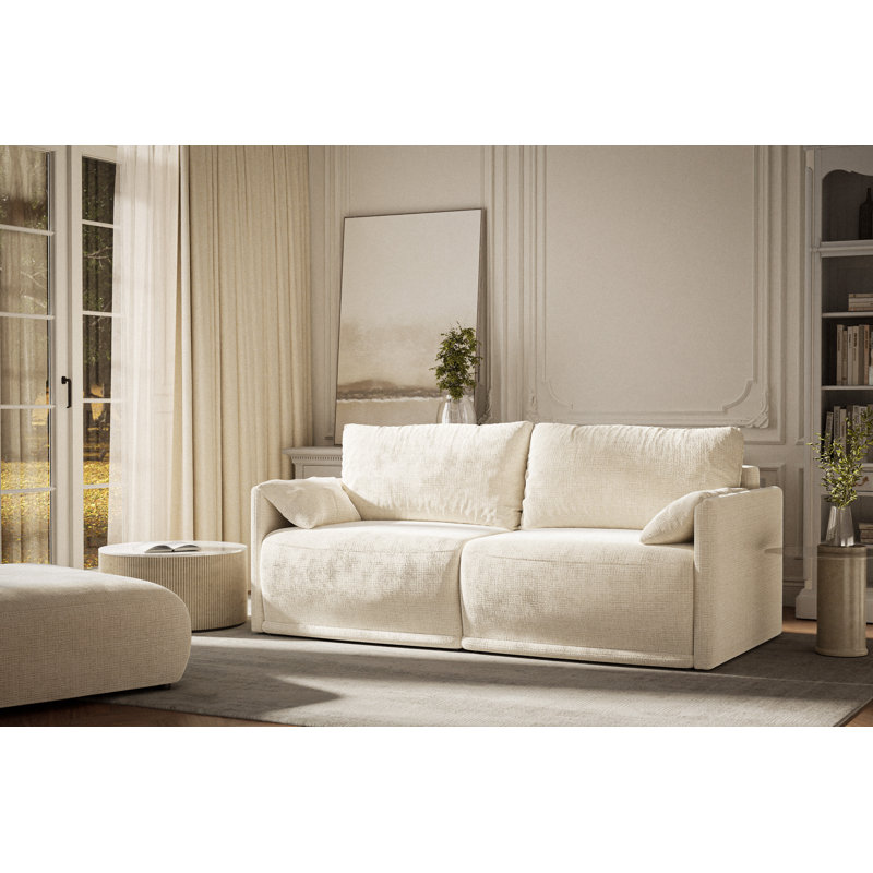 Sofa, Cream Chenille