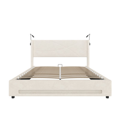 Upholstered Ottoman Storage Bed
