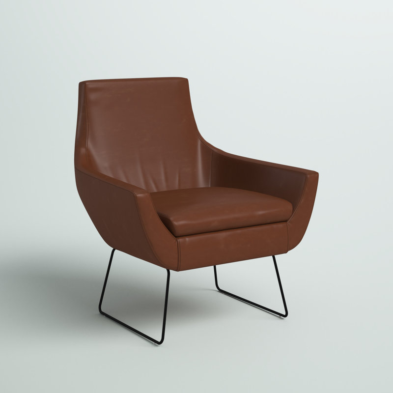 Fauteuil Ismaael, Brun caramel