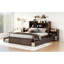 Lit plateforme pleine grandeur avec tablettes coulissantes, lit gigogne simple et 2 tiroirs pour une utilisation maximale de l'espace-1516266529