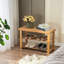 Banc de rangement en bois